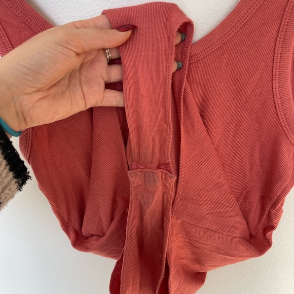 A New Day Coral Bodysuit Tank Top - Picture 7 of 8